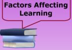 Factors affecting learning