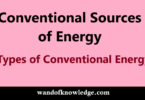 Conventional Sources of Energy- wandofknowledge