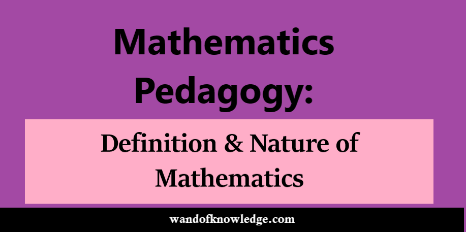 math pedagogy definition
